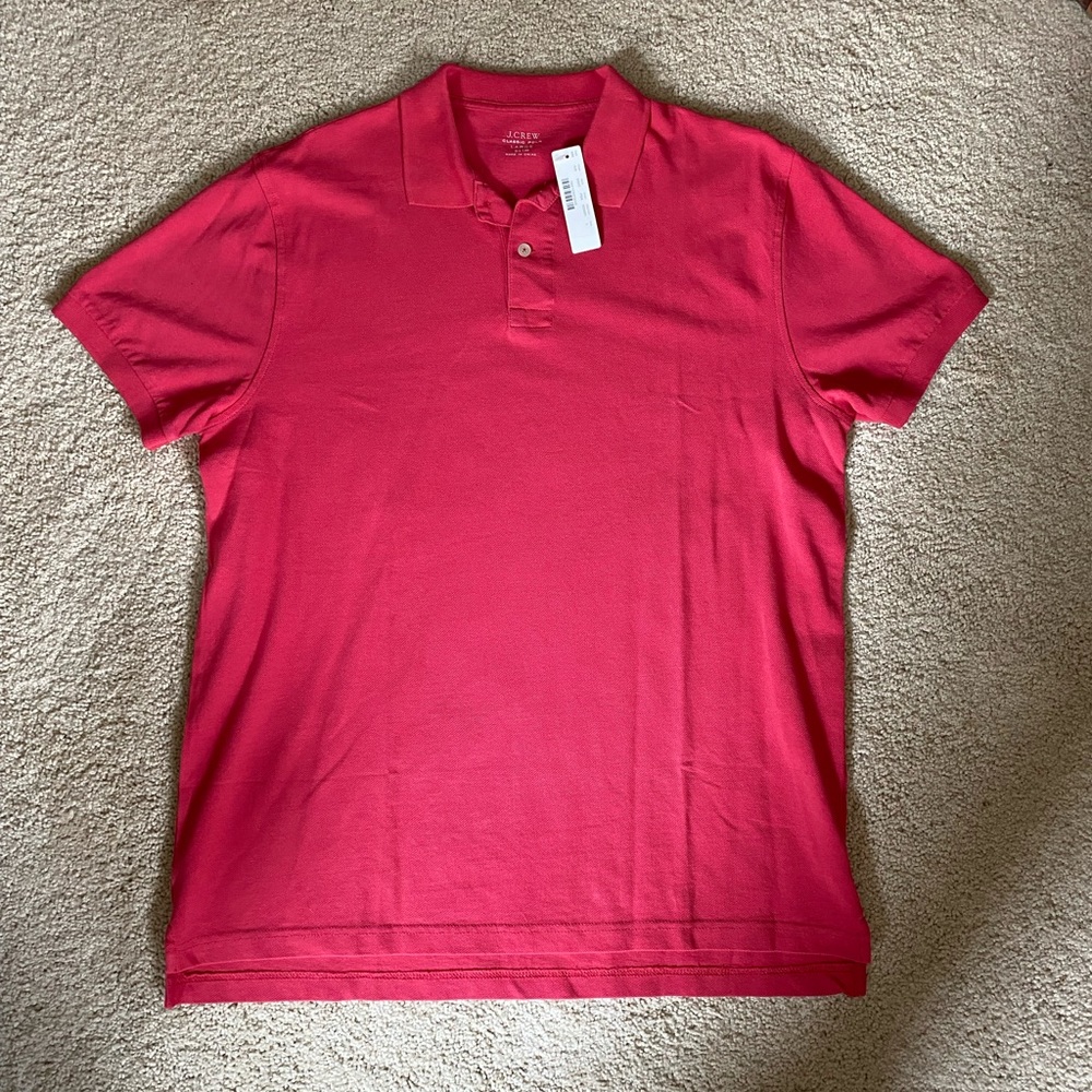 NWT J.Crew classic slim polo